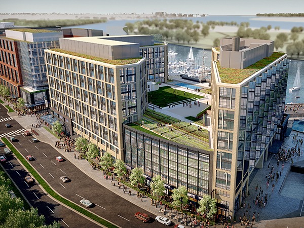 Phase 1 of The Wharf in Washington, DC's Southwest Waterfront breaks ...