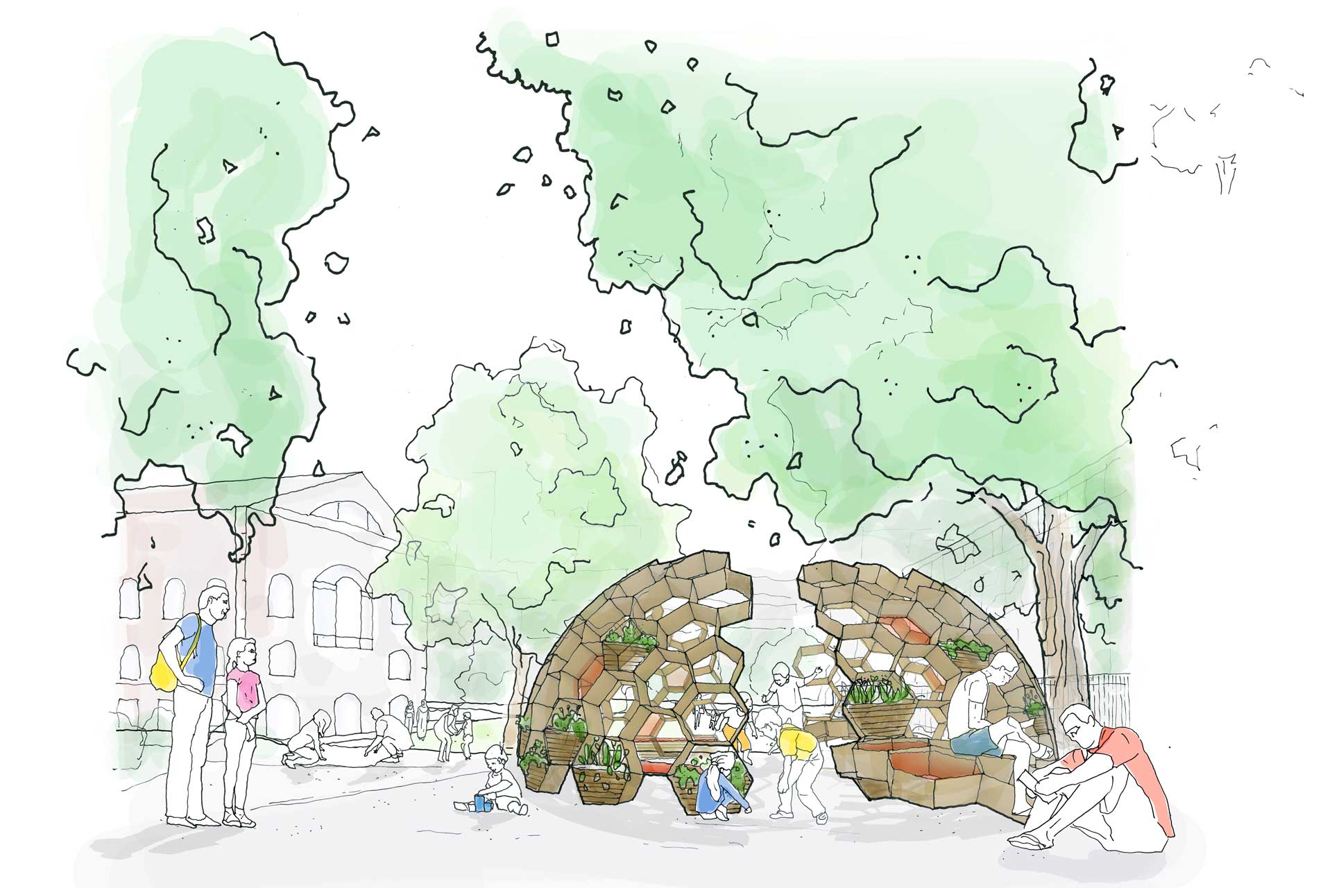 Clerkenwell Design Week's NextGen Pavillion will take the form of a deconstructed planet