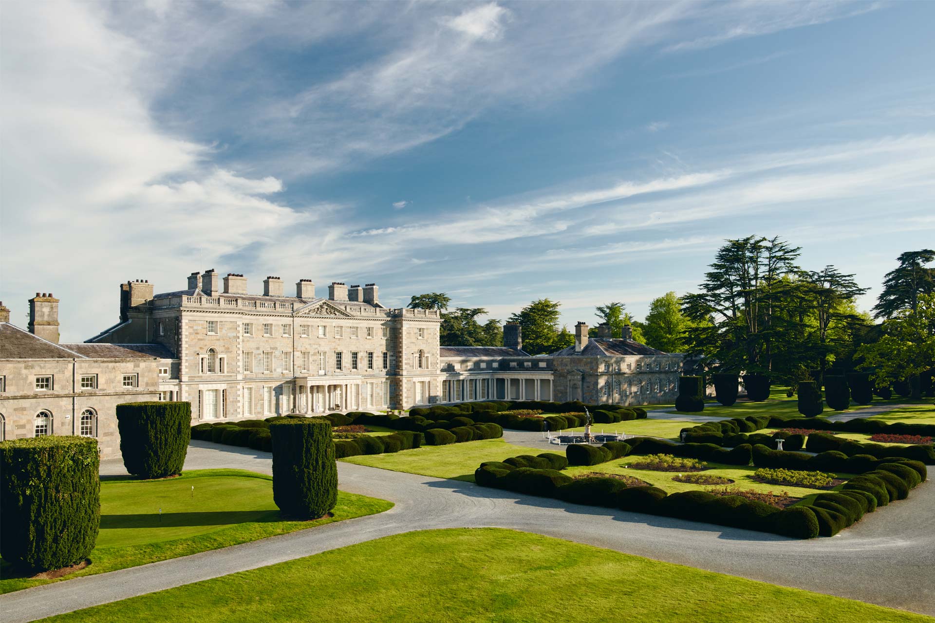 An exterior shot of Fairmont Carton House in Ireland