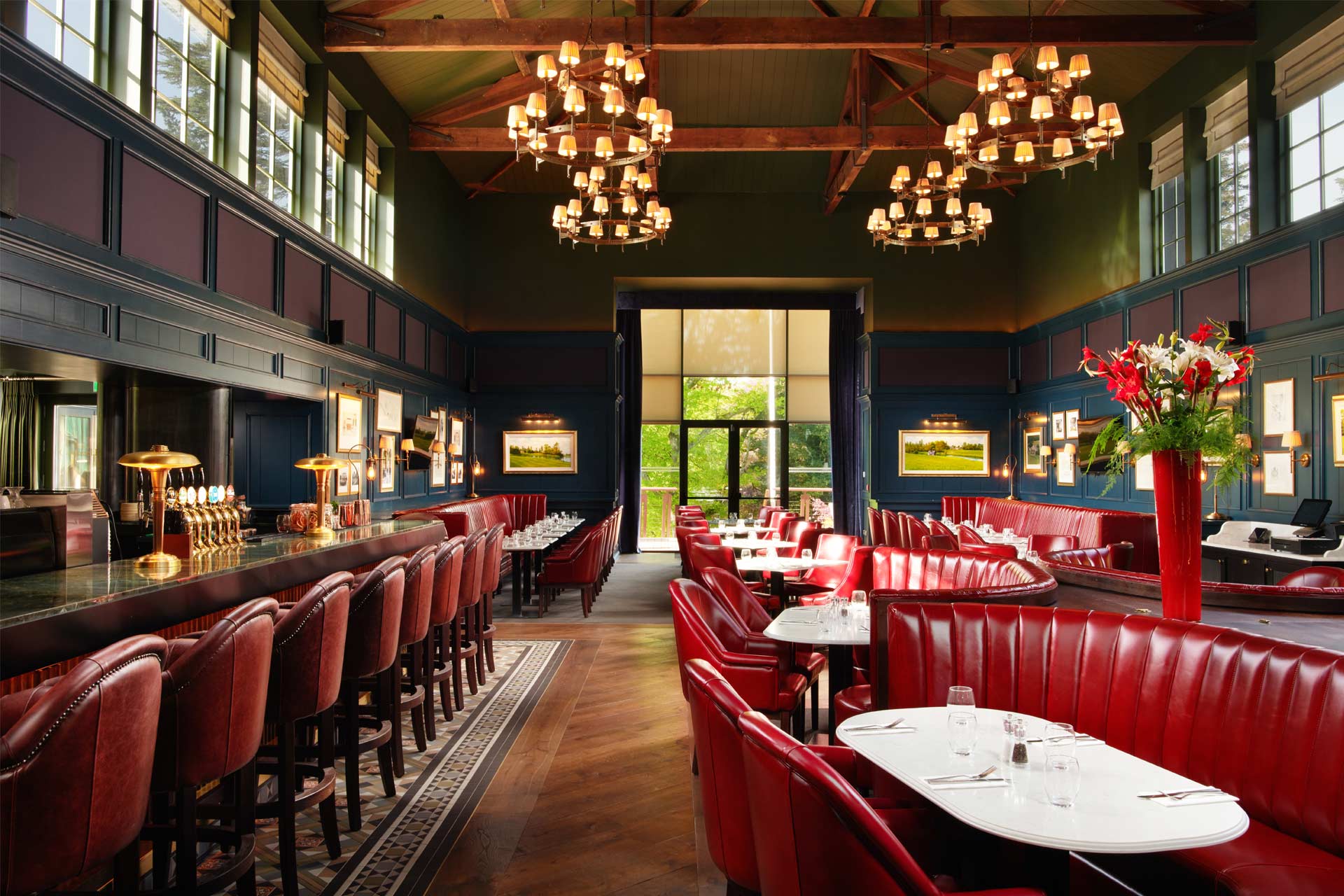 An interior shot of The Carriage House at Fairmont Carton House in Ireland 