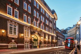 An exterior shot of Great Scotland Yard in London