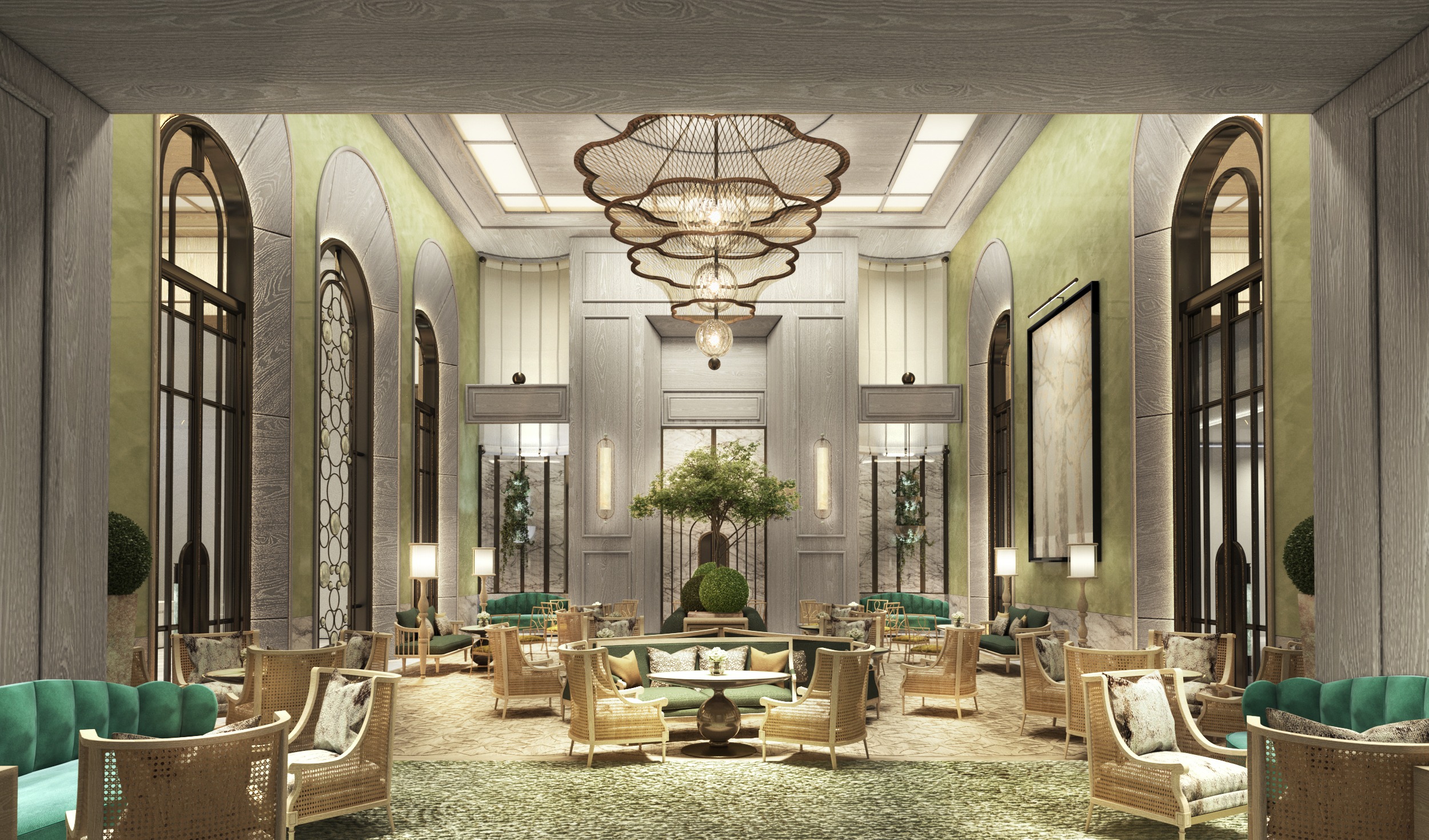 AB Concept Unveils Designs For Waldorf Astoria Xiamen Sleeper   Courtyard  