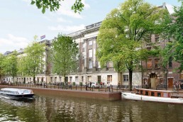 A rendering of Rosewood Amsterdam in the Netherlands