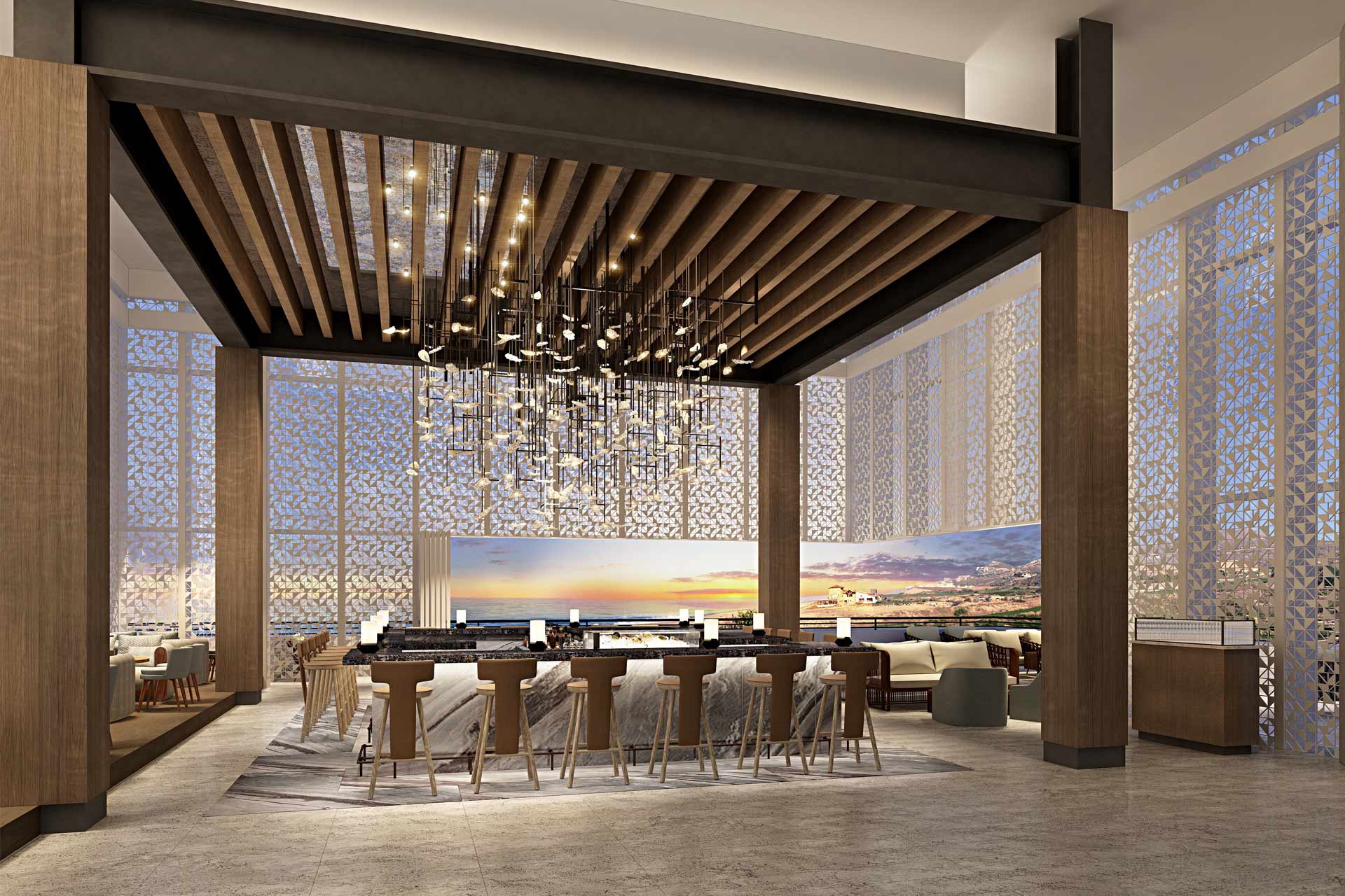 A rendering of The St. Regis Los Cabos in Mexico