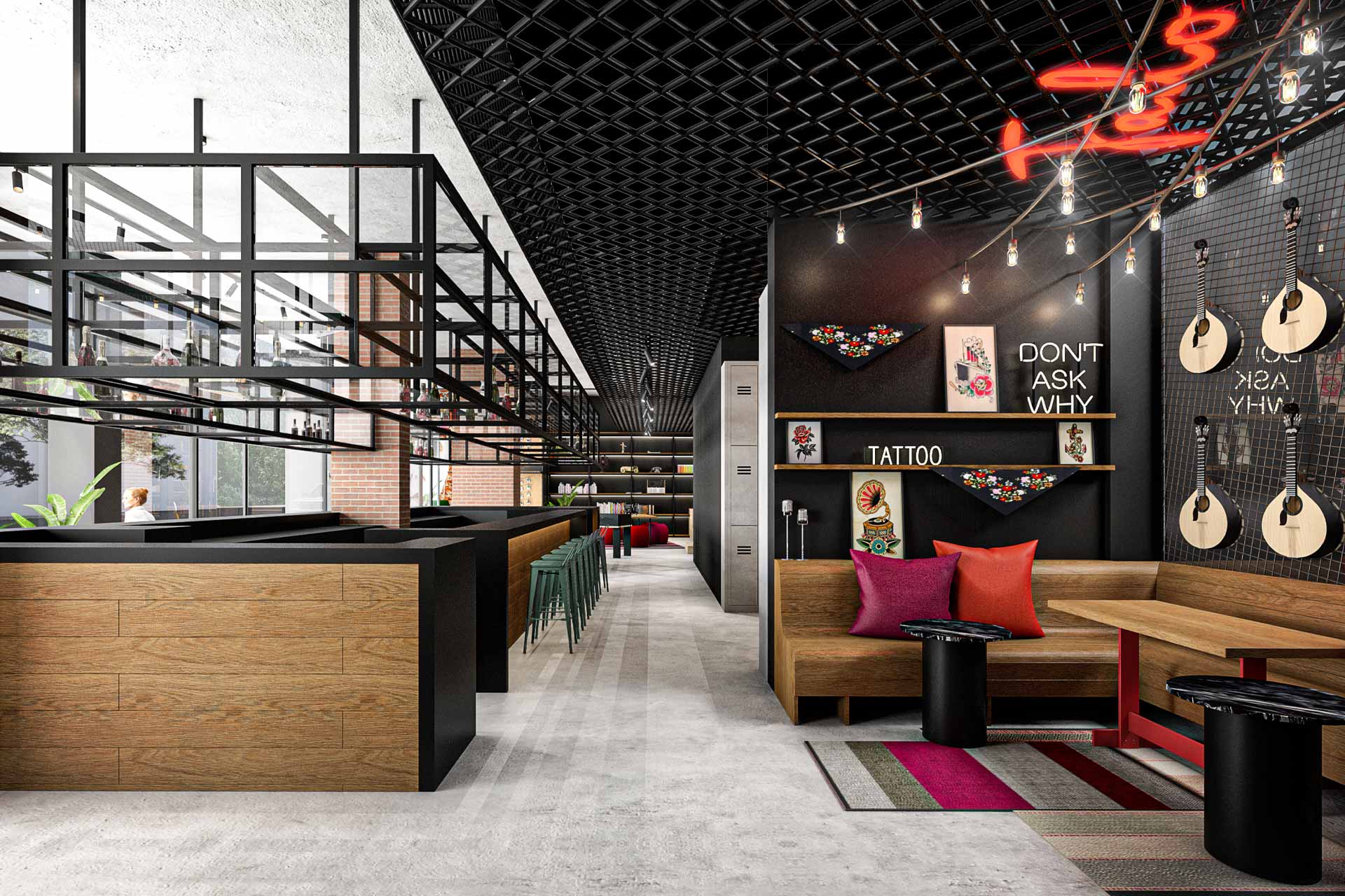 A rendering of Moxy Lisbon City in Portugal