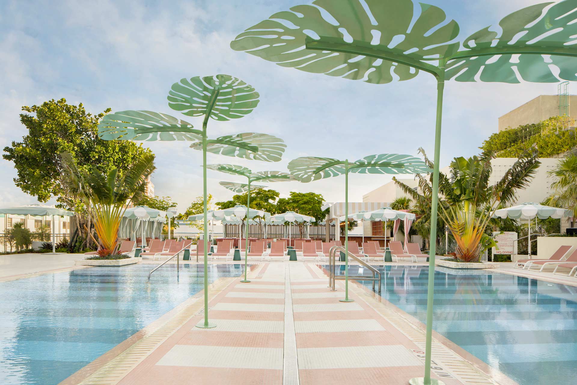 The pool at The Goodtime Hotel in Miami