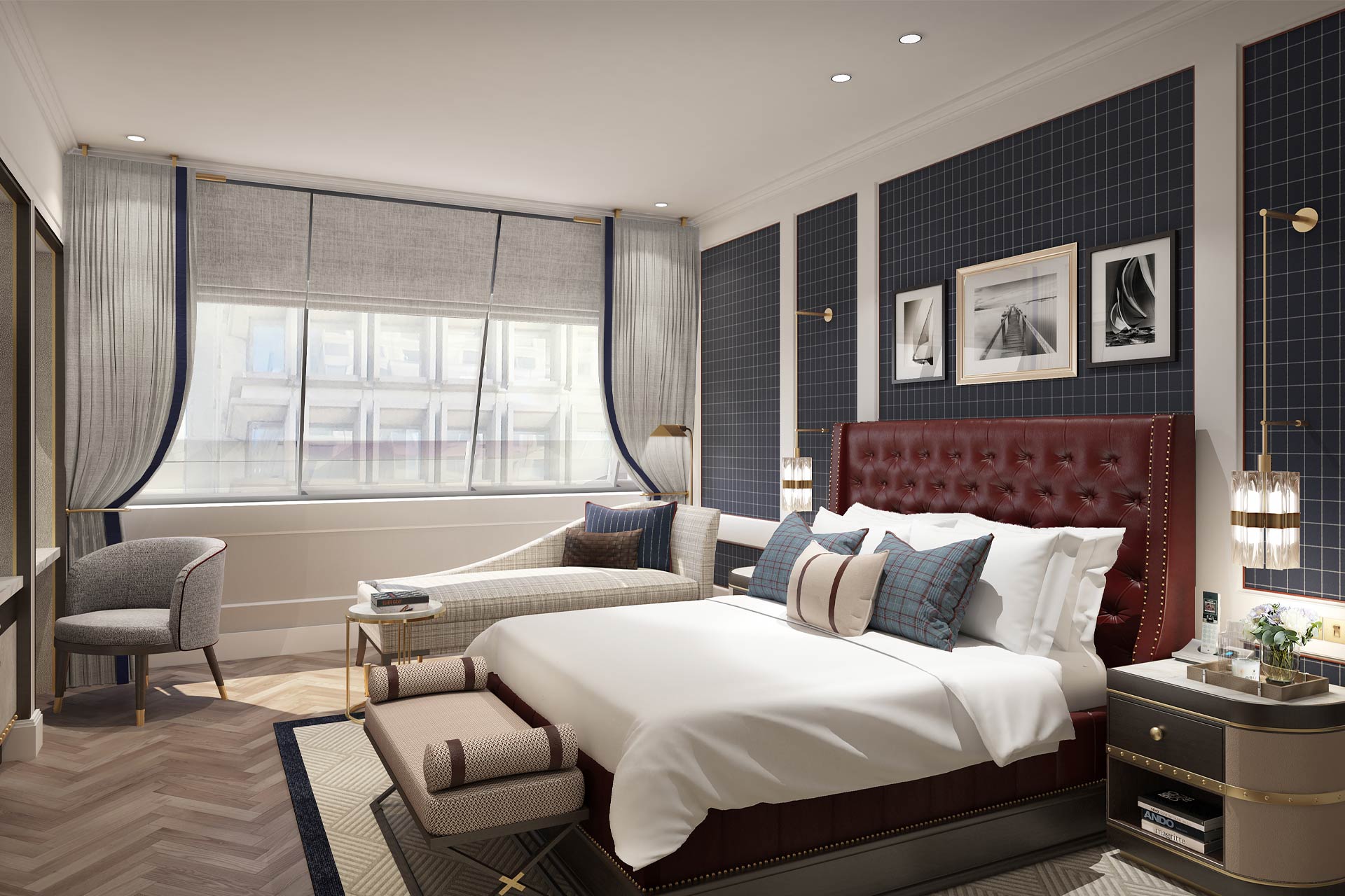 A rendering of The Langham Boston