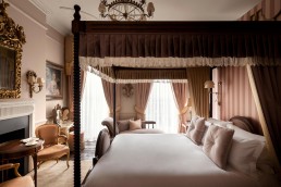 A guestroom at Henry's Townhouse in London