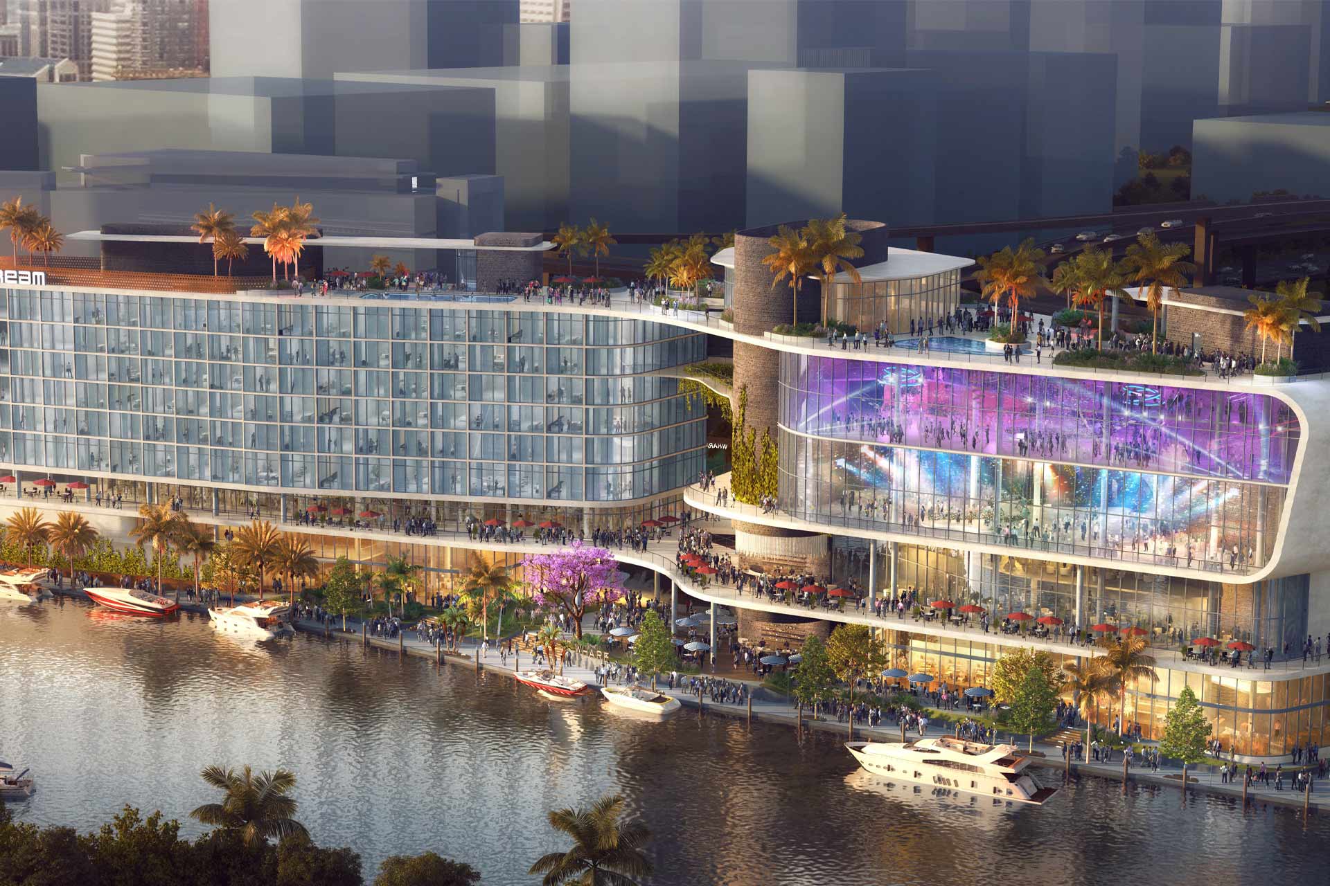 A rendering of Dream Miami at Riverside Wharf in Florida