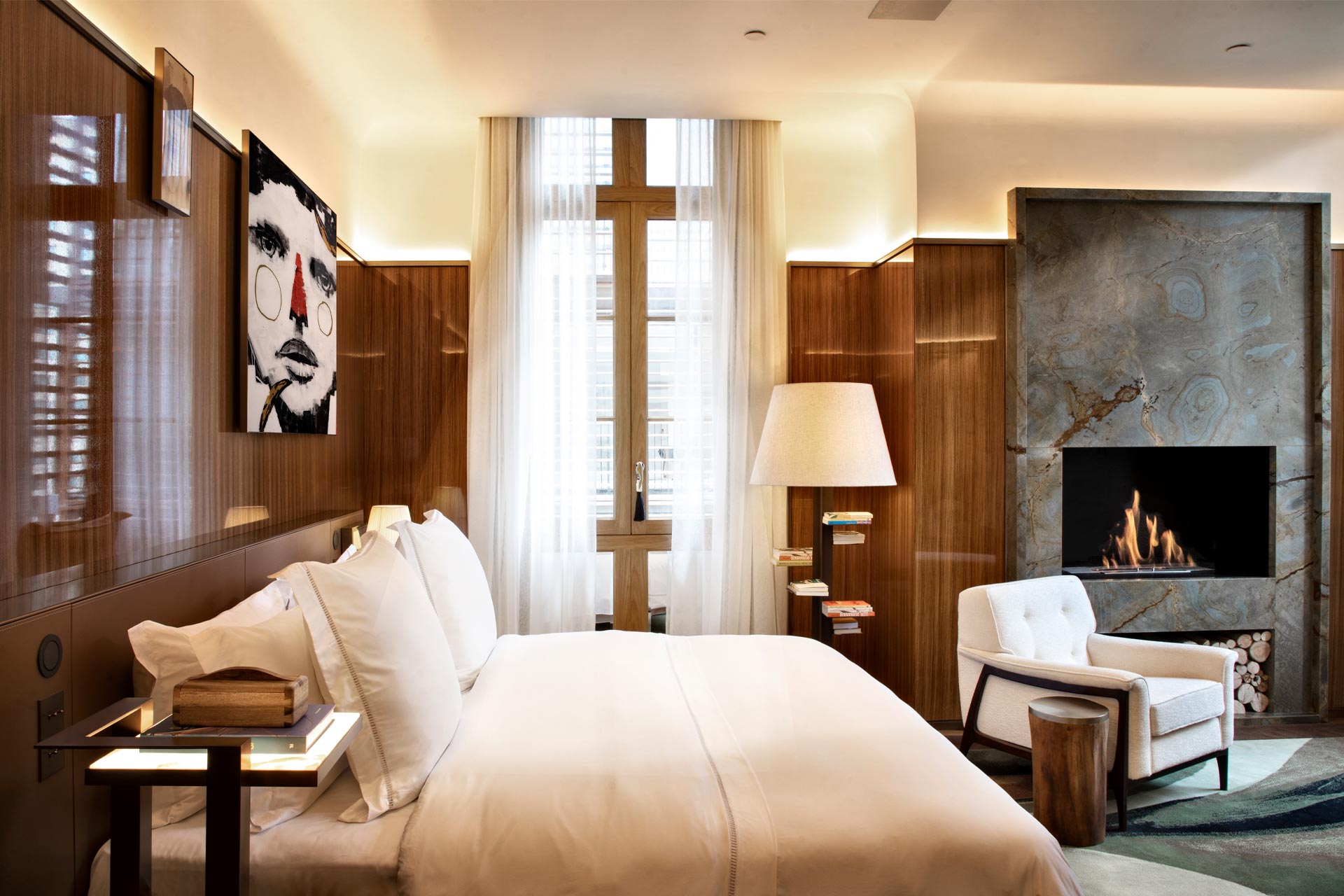 A guestroom at Rosewood Sao Paulo in Brazil