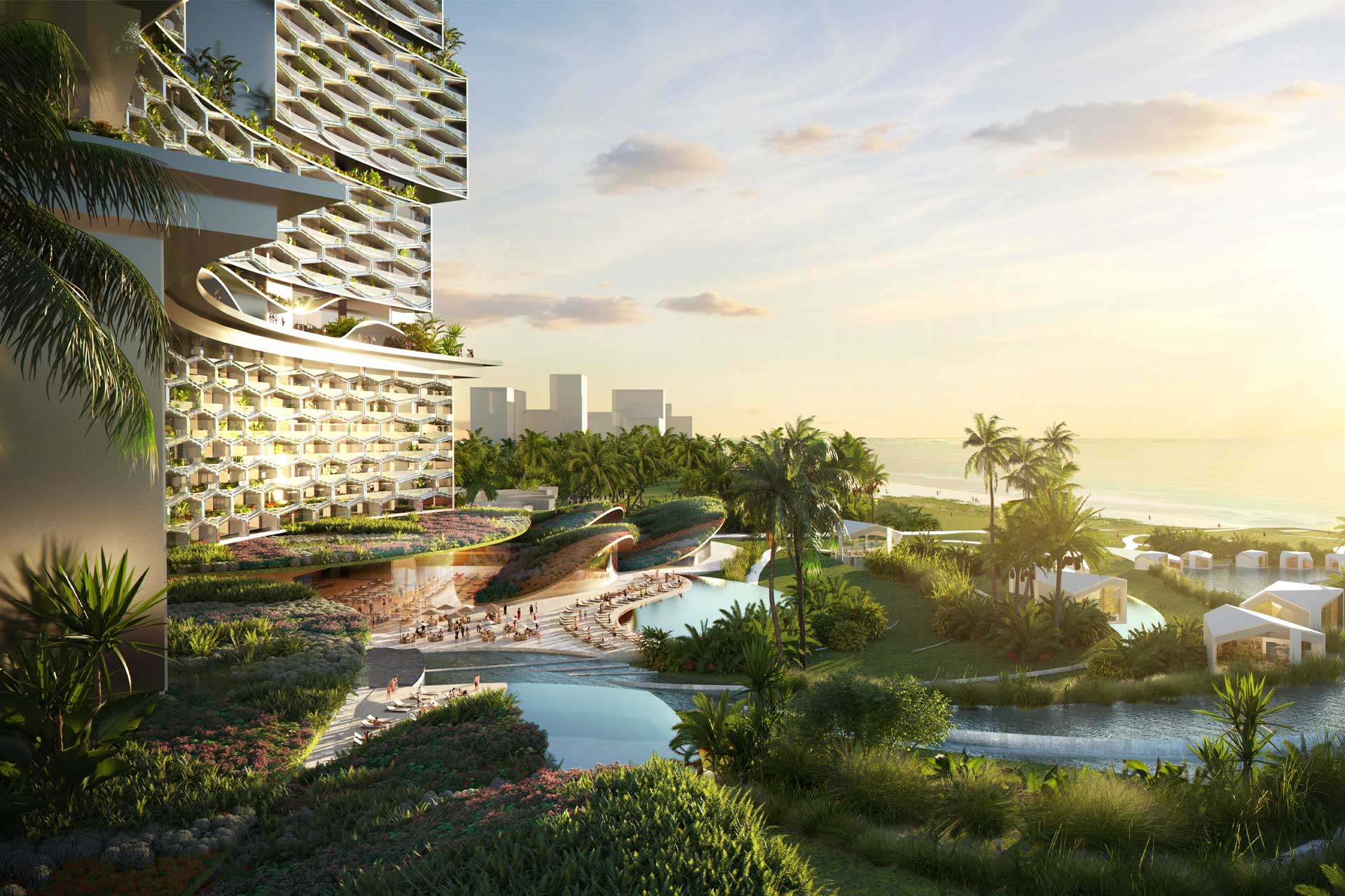 A rendering of Sanya Horizons in China