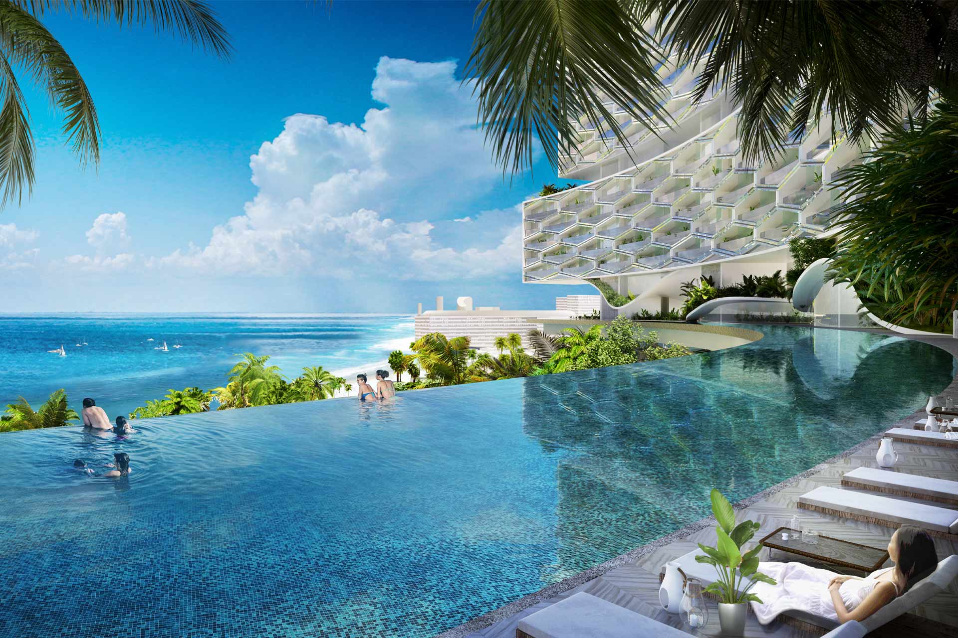 A rendering of Sanya Horizons in China