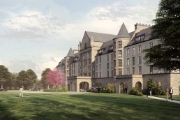 A rendering of The Angus Resort in Scotland