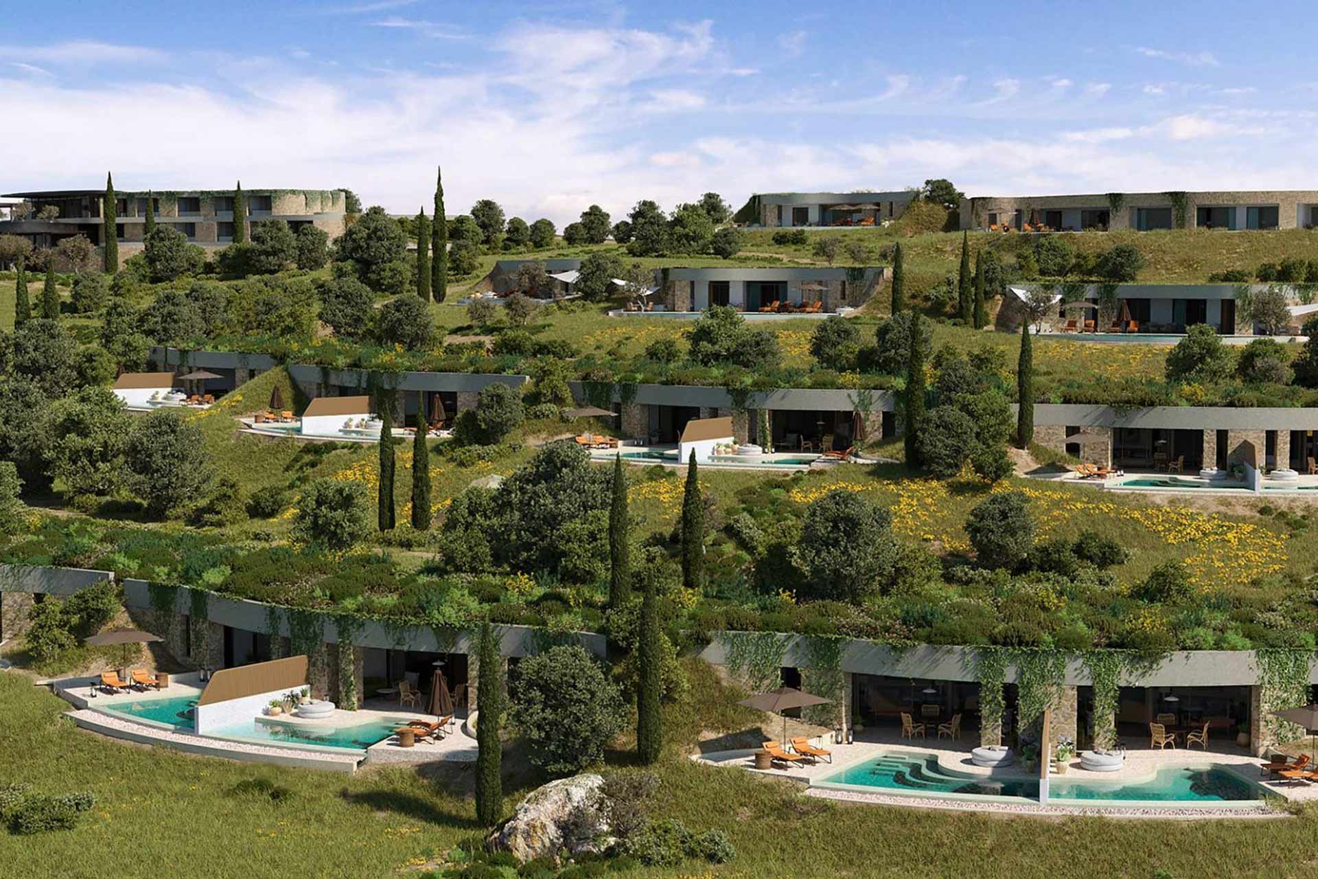 A rendering of Mandarin Oriental Costa Navarino in Greece