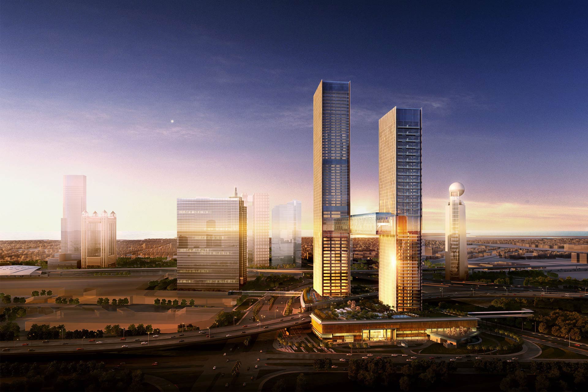 A rendering of One&Only One Za’abeel in Dubai