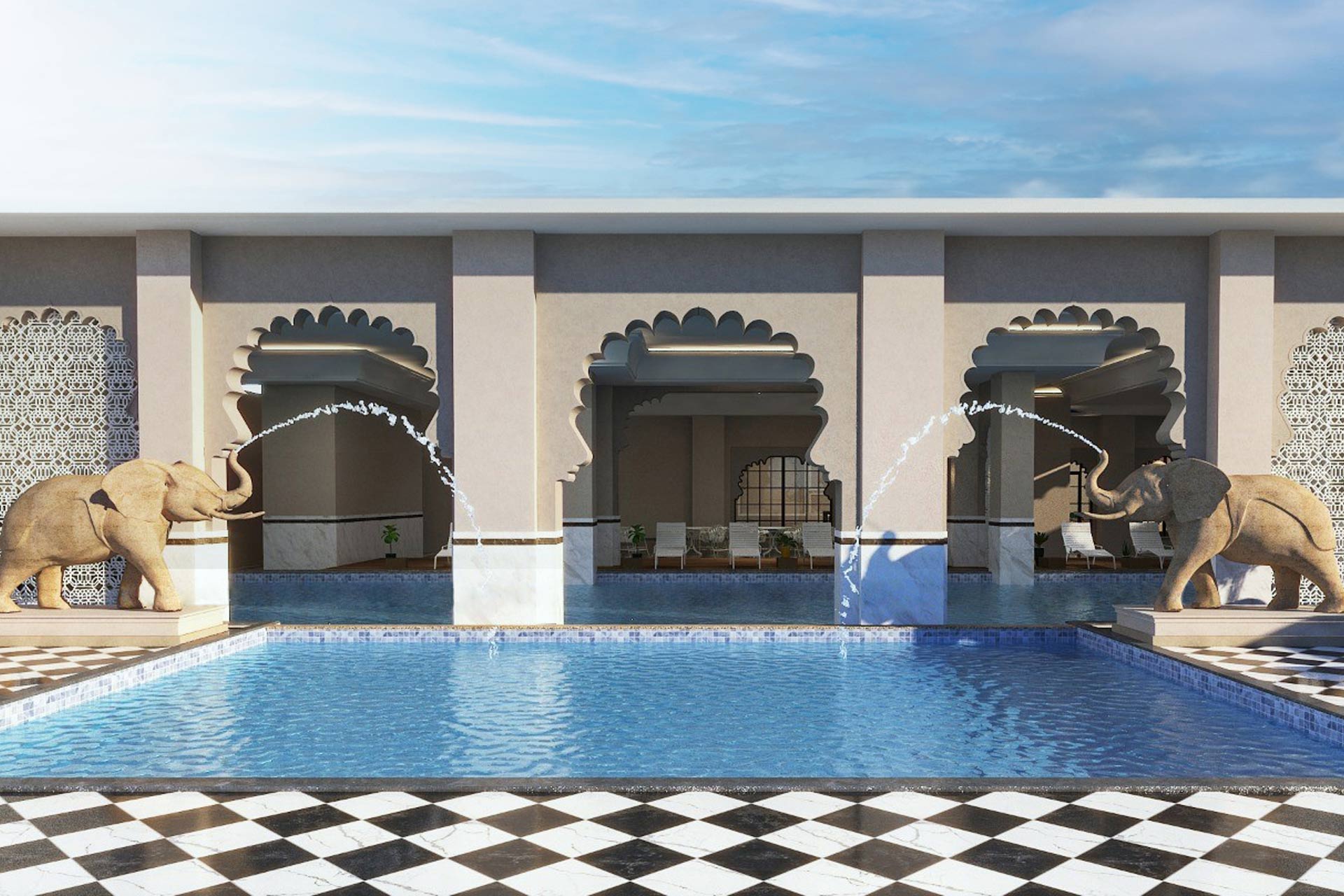 Anantara Jaipur Hotel Outdoor Pool