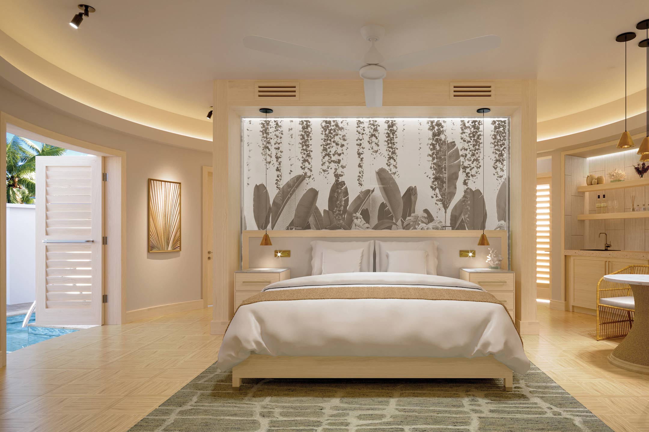 Sandals Dunn’s River Guestroom Interior