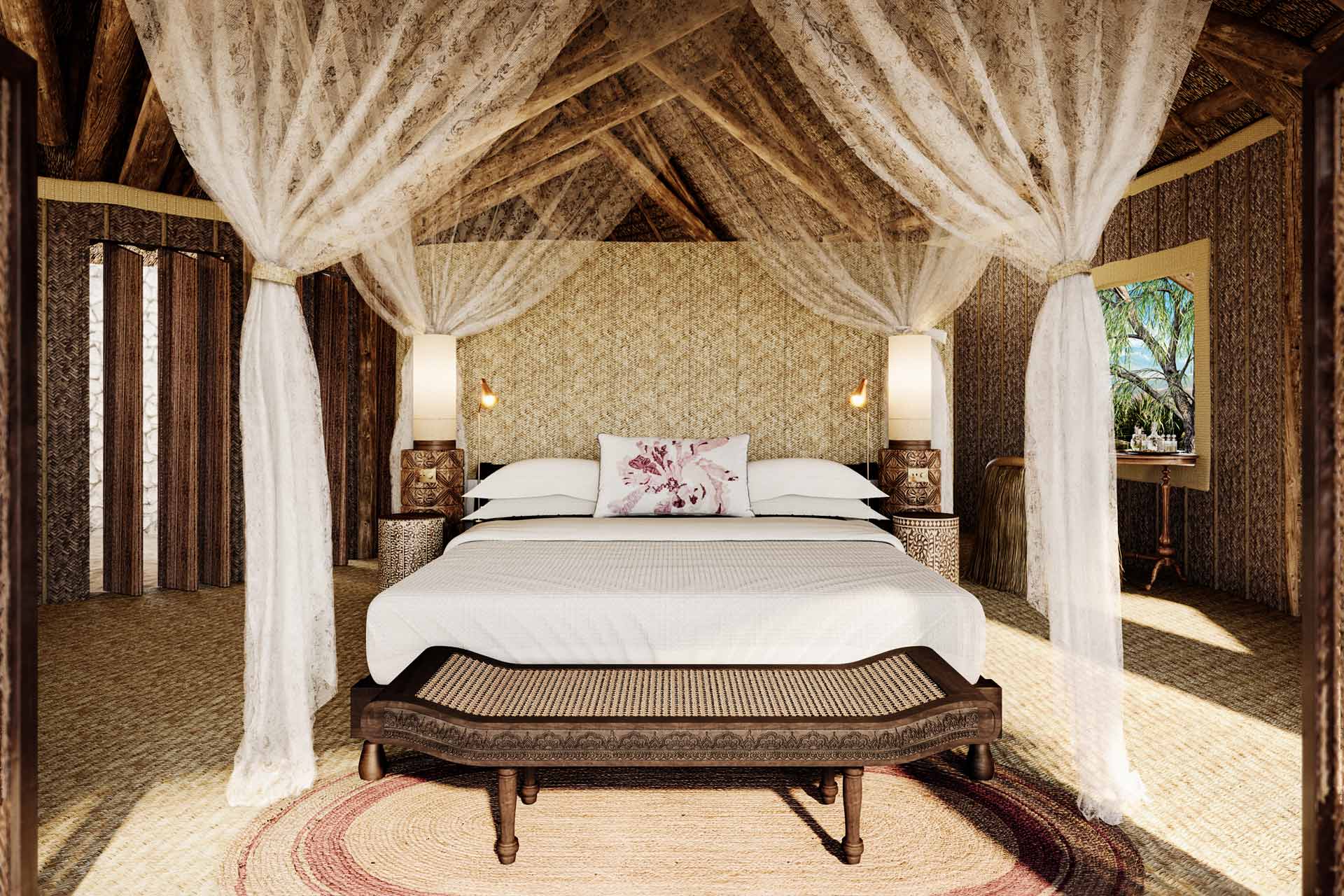 andBeyond Mnemba Island Guestroom