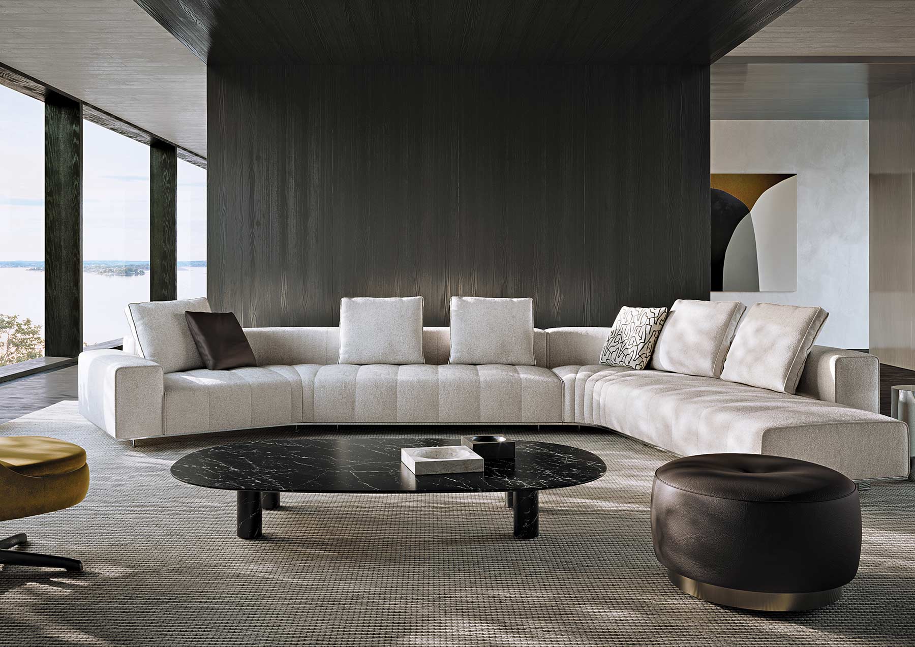 Minotti redesigns Goodman modular seating - Sleeper